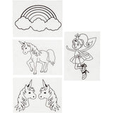 Creativ Company Schrumpffolie mit Einhorn-Motiven