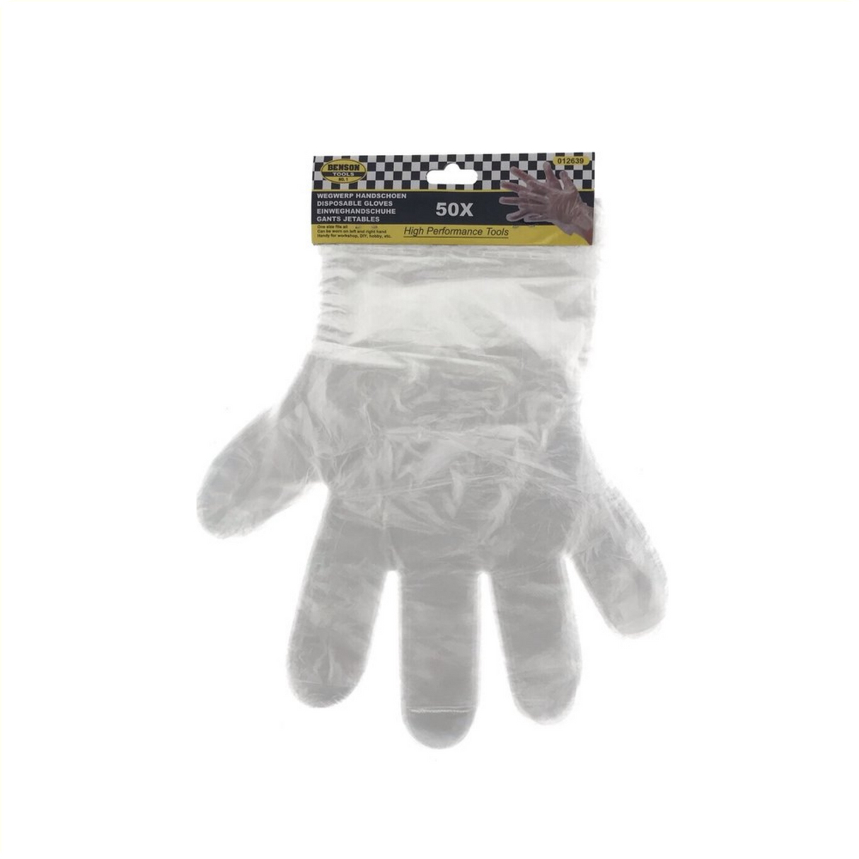 Guantes de trabajo (desechables) 1 tamaño por 50