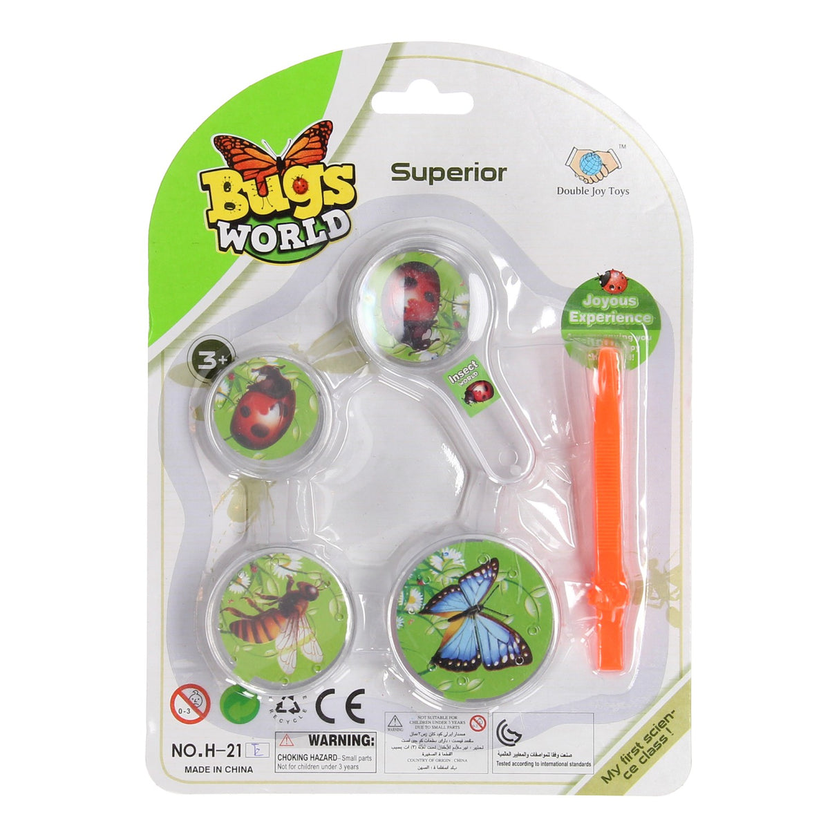 Ensemble d'observation des insectes Bugs World, 5DLG