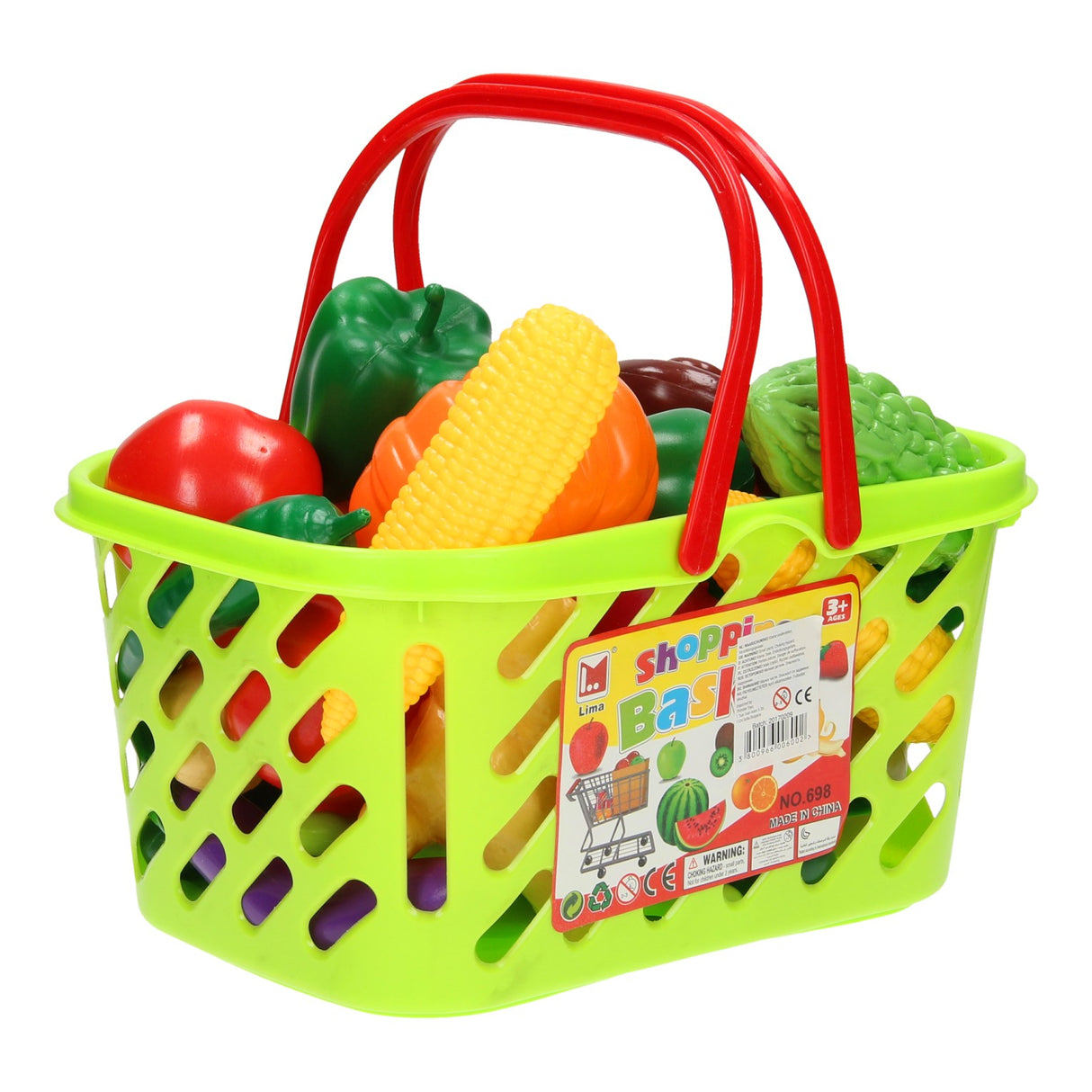 Vegetable set in basket large