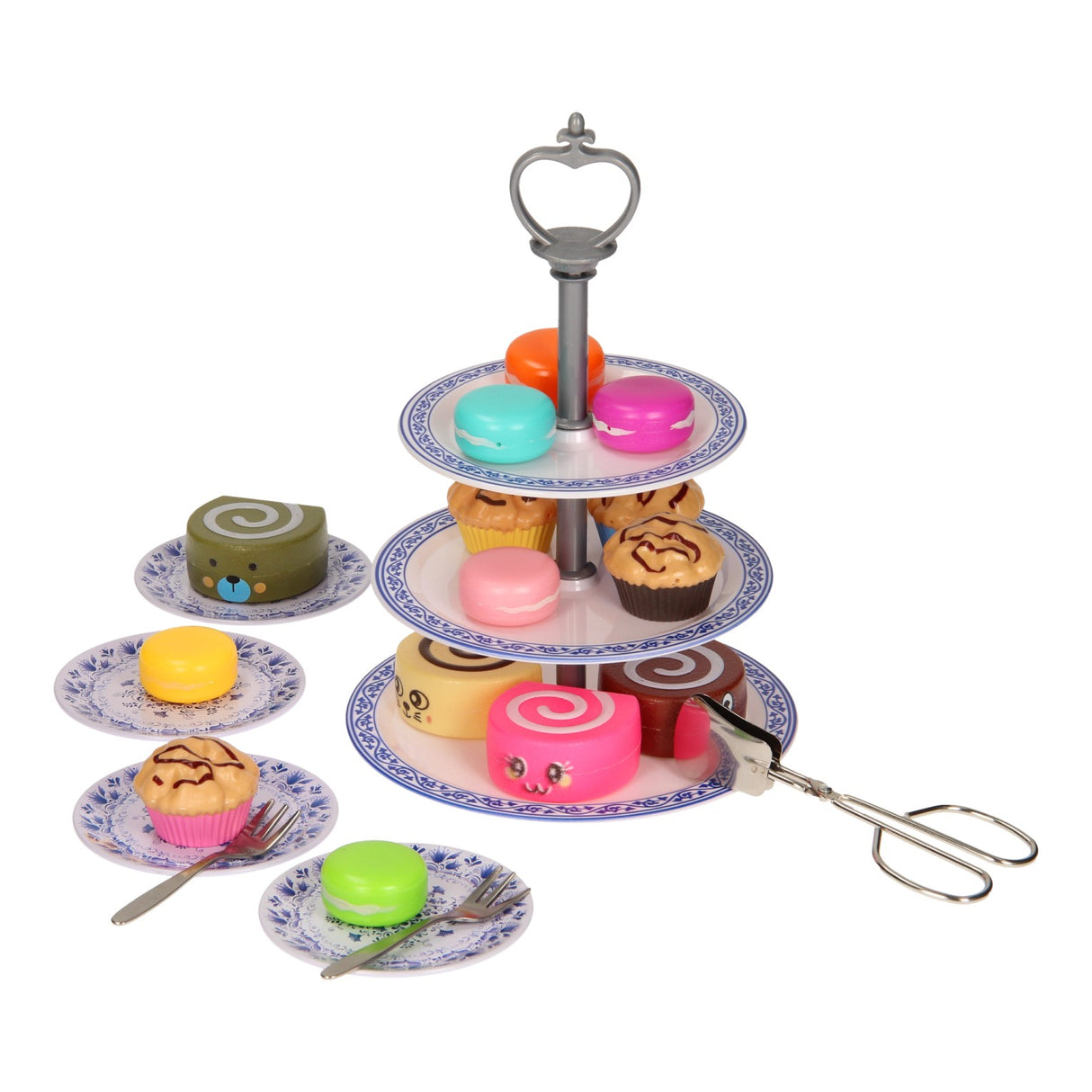 Teeservice mit Etagere