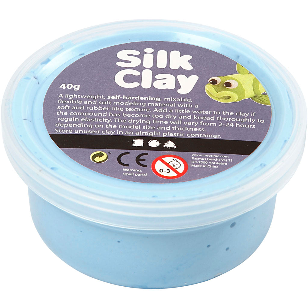 Seidenton - neonblau, 40gr.