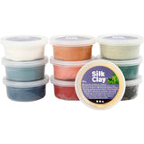 Creativ Company Seidenknete, Pastellfarben, 10 Stk.