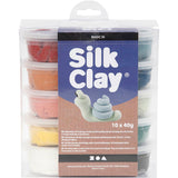Creativ Company Seidenknete, Pastellfarben, 10 Stk.