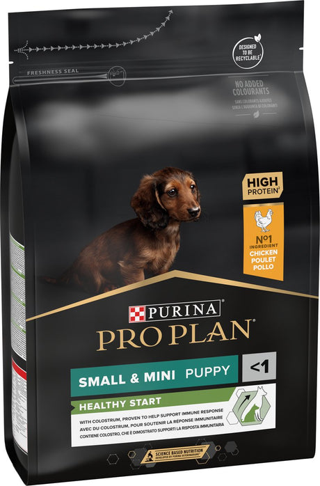 Pro Plan Healthy Start Puppy Small Mini – Trockenfutter für Hunde – Huhn – 3 kg