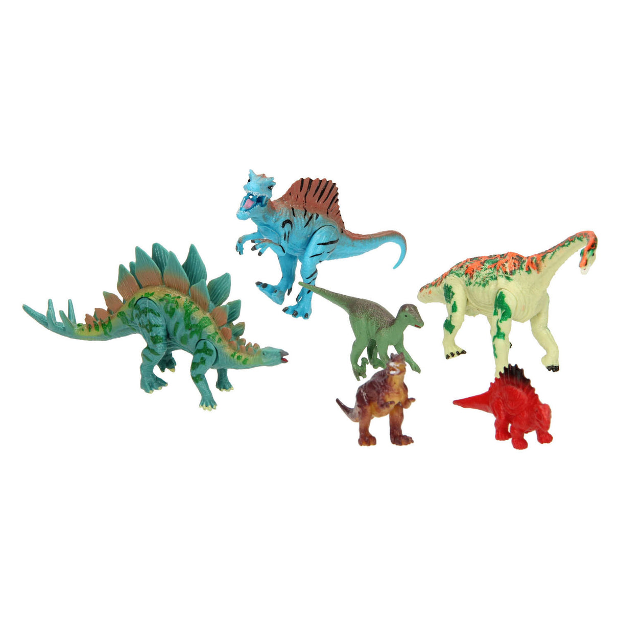 Luxuriöses Dino-Spielset, 6-teilig.