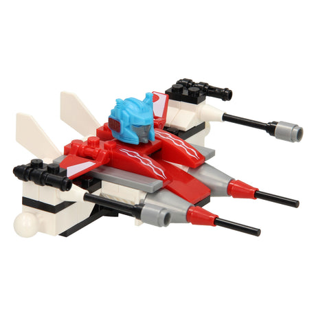 Lobbes bouwset titan heroes - space rood - 73dlg.