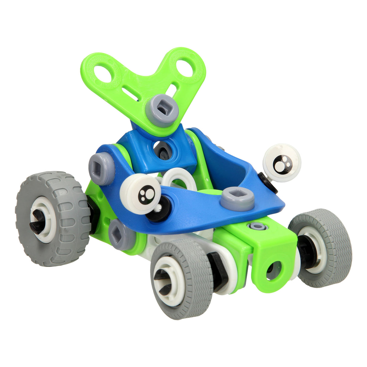 Bau- und Spielset Rennwagen 2in1, 52 Teile.
