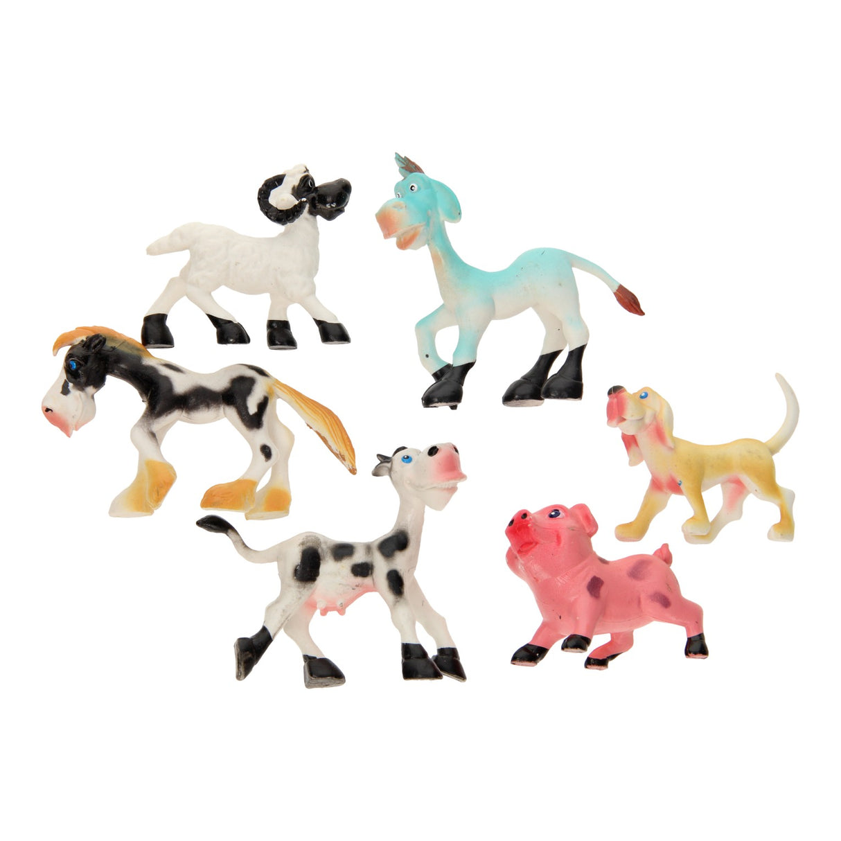 Guitige Farm Animals Play Set, 6st.