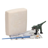 Dino-Skelett fressend - rot