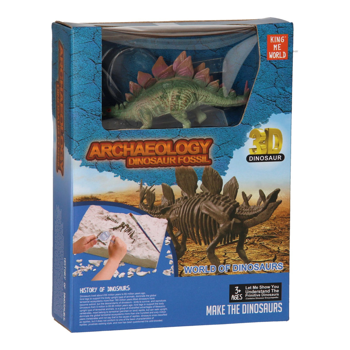 Essen eines Dino-Skeletts