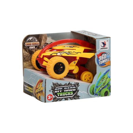 Stunt-Auto-Flamme