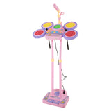 Microphone with drums pink