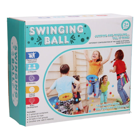 2-in-1-Spiel: Bänder nehmen Schwungball