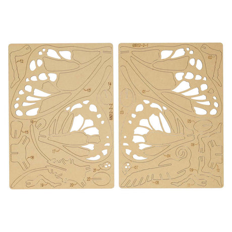 Lobbes speelgoed bv lobbes houten bouwpakket vlinder 3d puzzel creatief speelgoed.