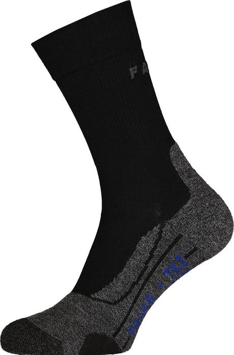 Falke TK2 Cool Anti-Blister Wandersocken aus dickem Lyocell-Funktionsmaterial Damen Schwarz - Größe 39-40