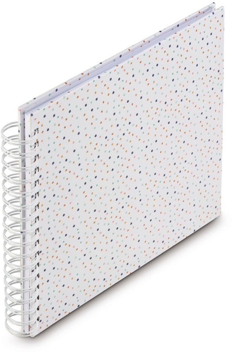 Hama Spiralalbum Konfetti, 28x24 cm, 50 weiße Seiten