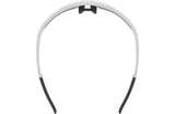 Trivio – Fahrradbrille Vento Nova, weiße Linse, schwarzer Spiegel