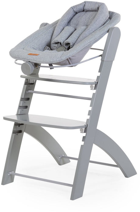 Childhome Neugeborenen-Evosit-Sitz – inklusive Jersey-Bezug – verstellbar – für Evosit Lambda 3 – Grau
