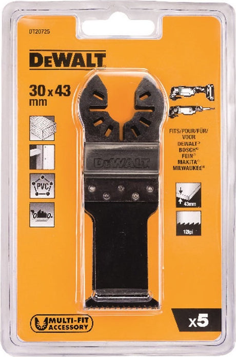 Dewalt Zubehör hcs Tauchsägeblatt schnelles Sägen 43 x 31 mm – dt20725-qz