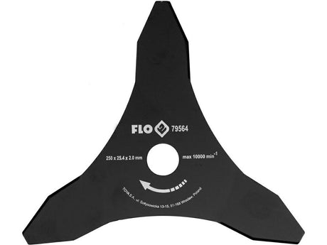 Flo mes voor de zeis drietand 2mm 250mm 25,4mm