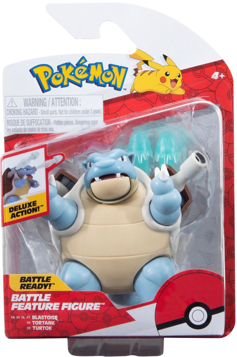 Jazwares Pokémon Battle Feature Spielfigur – Blastoise 11 cm