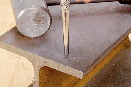 Wolfcraft Körner | verchromt | 8 x 125 mm | 1 Stück - 7980010