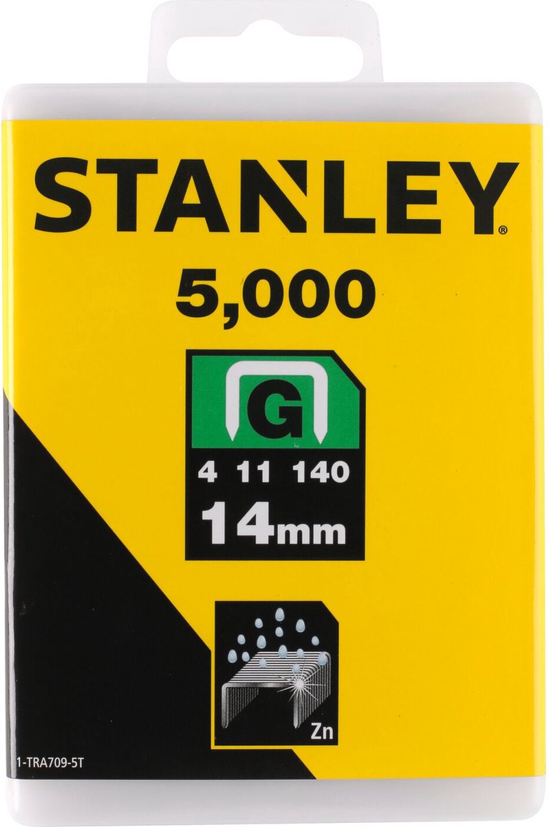 Stanley Handwerkzeuge Heftklammern 14 mm Typ G – 5000 Stück – 1-tra709-5t – 1-tra709-5t
