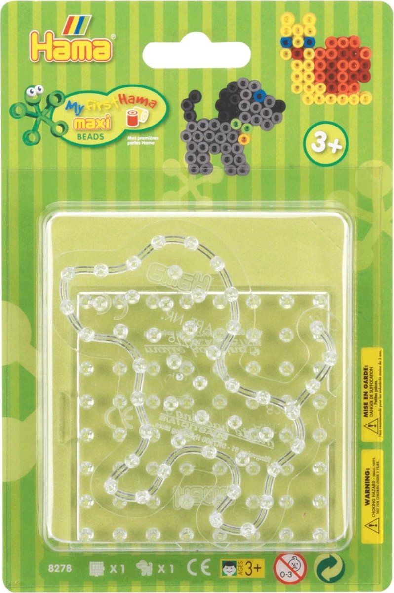 Hama Maxi-Bügelperlenplatten quadratischer Hund