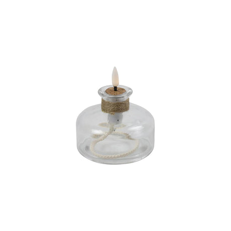 Countryfield led olielamp lyon helder glas ã˜9,5xh10,2cm
