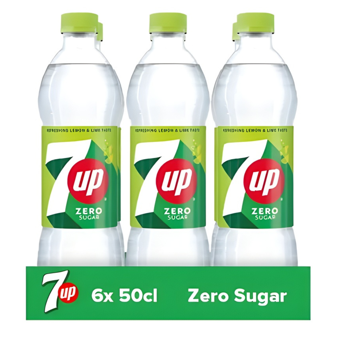 Seven up 7up Gratis-Kappe (6x 50cl)