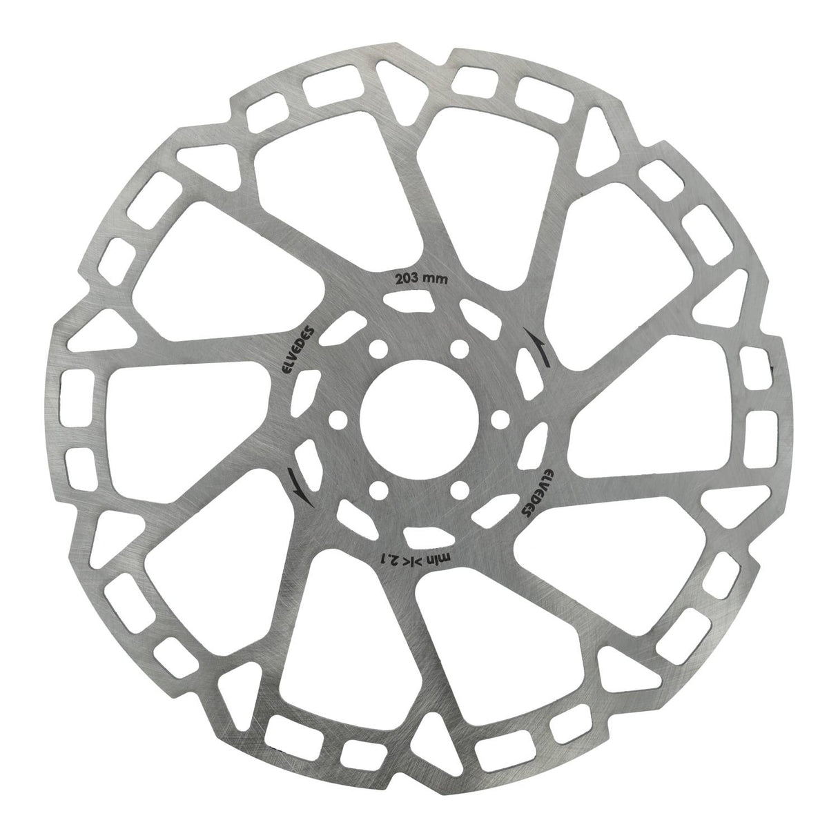 Elvedes Brake Disc 6-huller Ø203mm t = 2,3 mm