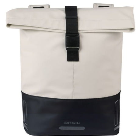 Basil Doppelte Fahrradtasche Cove 28-32l 14 x 29 x 36 cm - Weiß Schwarz