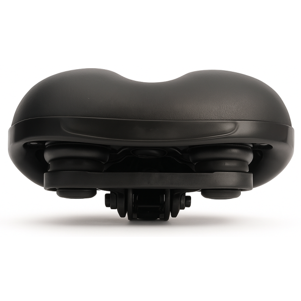 Edge Bicycle Sattel City Soft inkl. Sattel Strop - Schwarz