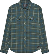 Fox head survivalist stretch flannel long-sleeve shirt