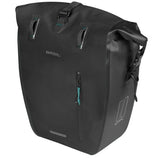 Basil einzelne Fahrradtasche Rivo L Plane Mik 25–31 l 14 x 28 x 43 cm – Schwarz