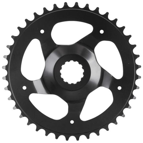 Messinglager Samox E-Bike Kettenblatt Bosch Gen3 38t 47 mm. Stahl schwarz