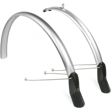 Eurofender Fender Set Scatto 28 x 51 mm Silber