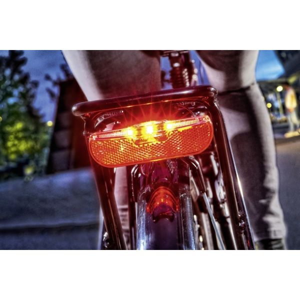 Trelock LS 615 Duo Flachsignal Hecklicht schwarz 50 mm