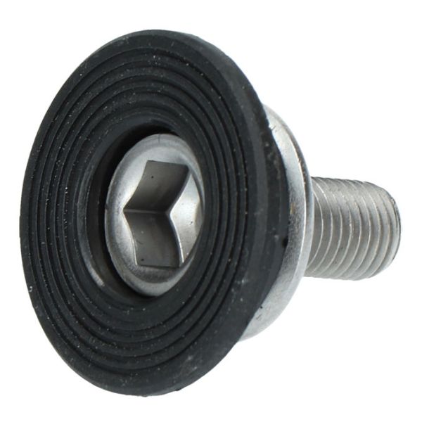 Shimano Kurbelfixebolder mit Abdeckung FC-TX501 FC-TY501-Schwarz-Silber