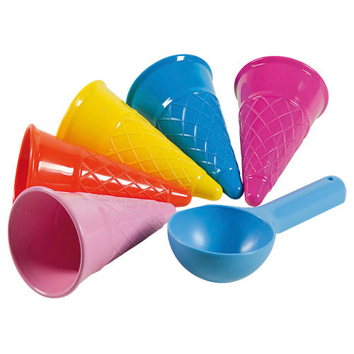 Grunnleggende sandformer Icecream 6-Piece