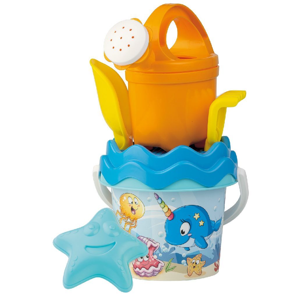 Basic happy fish bucket set 6-piece