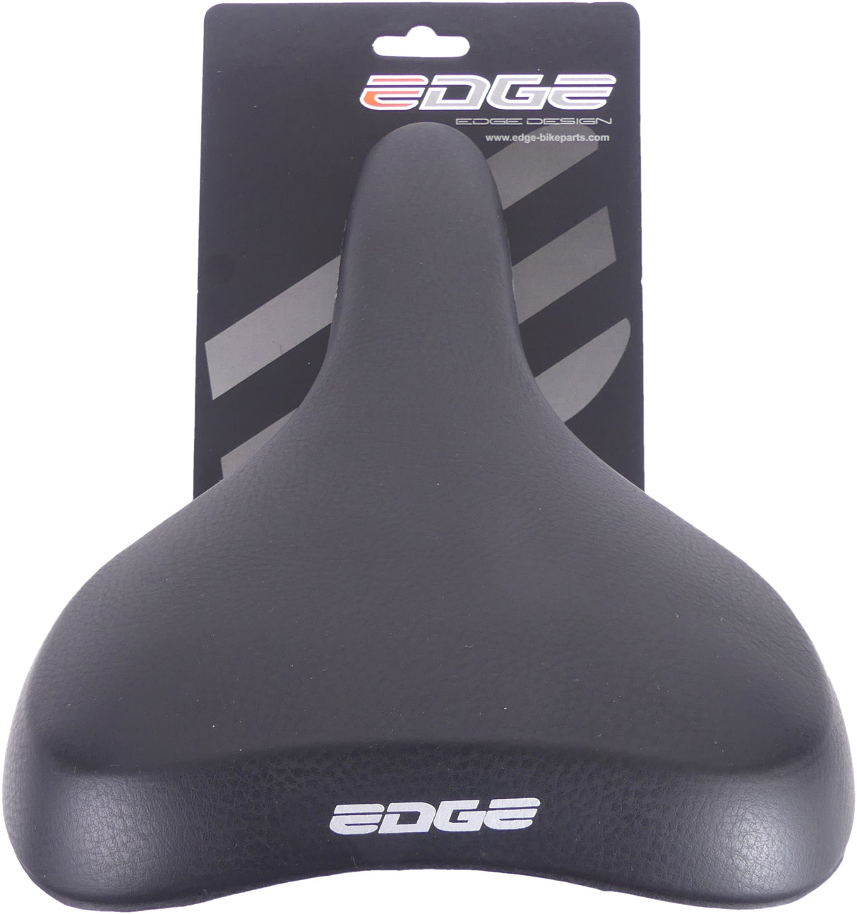 Bicycle Saddle Edge Towny con espuma de memoria - Negro