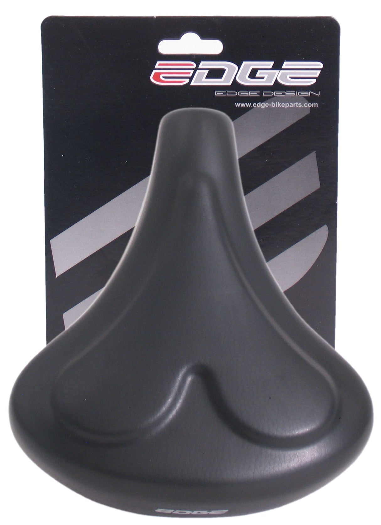 Edge Fietszadel City Holland Gel Schwarz (auf der Karte)