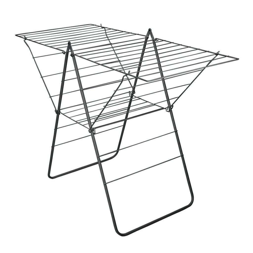 Metaltex metaltex rotterdam droogrek 25 m drooglijn 134x58x98 cm zwart