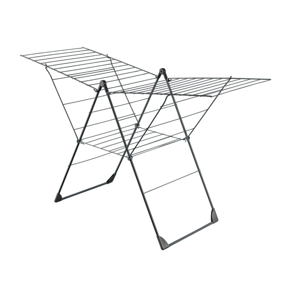 Metaltex Tomado Vento Wäscheständer schwarz 110 x 177 x 66 cm