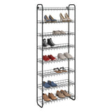 Metaltex Shoe Rack Rack 8 pisos 64x23x165 cm negro