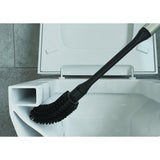 Busta igienica pulita di metaltex + supporto per toilette 13x8x47 cm in acciaio inossidabile nero