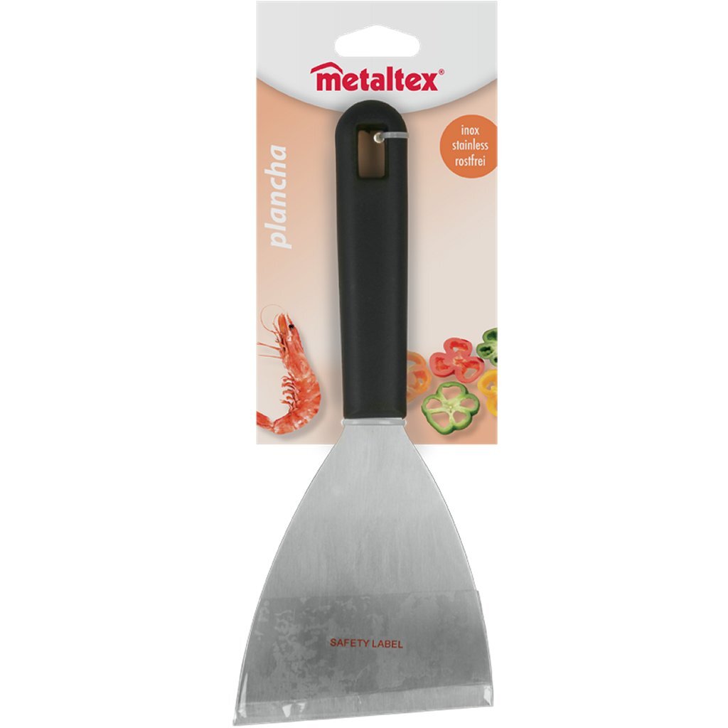 Metaltex Platcha barbecue spatula 23.8x10 cm black stainless steel