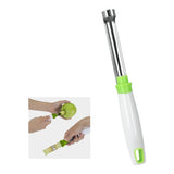 Metaltex Mrs Apple Appelboor White Green Stainless steel